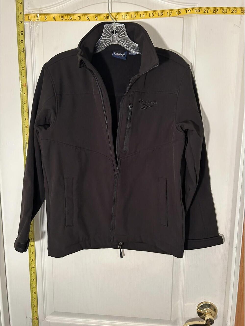 Reebok Black Activewear Jacket Boys Size Large 14/16 BX4